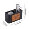 Kitchen Soap Dispenser Set with Sponge Caddys 2in1 Kitchen Soap Dispenser Set for Kitchen Sink,Bathroom Kitchen Gadgets