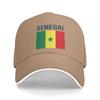 Sun Baseball Cap Senegal Flag  Print Trucker Hat Hot Sale Stylish Hiking Fishing Snapback Cap