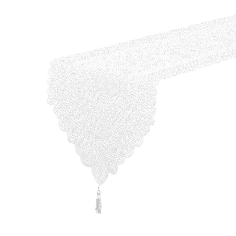 Christmas Long Table Runner Multi-size Lace Three-color Tablecloth Party Decoration Table Cover