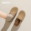 Platform Muller Shoes Women's New Spring Muller Bag Head Half Slippers Lazy One Pedal Single Shoes