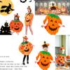 Festive Pumpkin Suit Set For Halloween Party And Cosplay