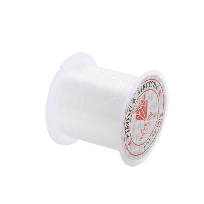 0,15-0,8 mm Transparente Perlenschnur Nicht-elastische Kristallsaite Für Schmuckherstellung DIY Angelschnur Armband Halskette Basteln