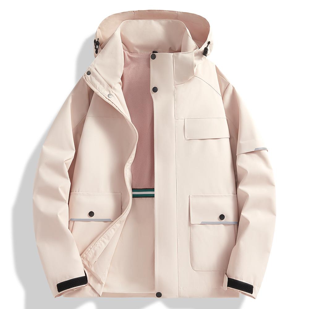 New Couple Single Mountain Windproof Waterproof Jacket for Men and Women Plus Size Jacket for Spring and Autumn New Outdoor Style