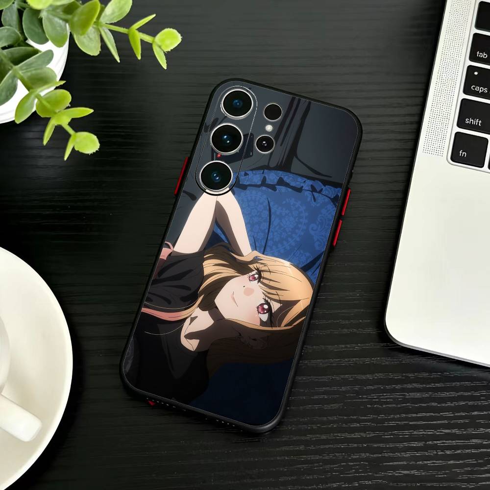 

J-Darling Marin Kitagawa Colorful Silver Phone Case For Samsung S26,S25,S24,S23,S22,S21,S20,S30,Ultra,Plus,Fe,Note,5G Black Cov Samsung S225G