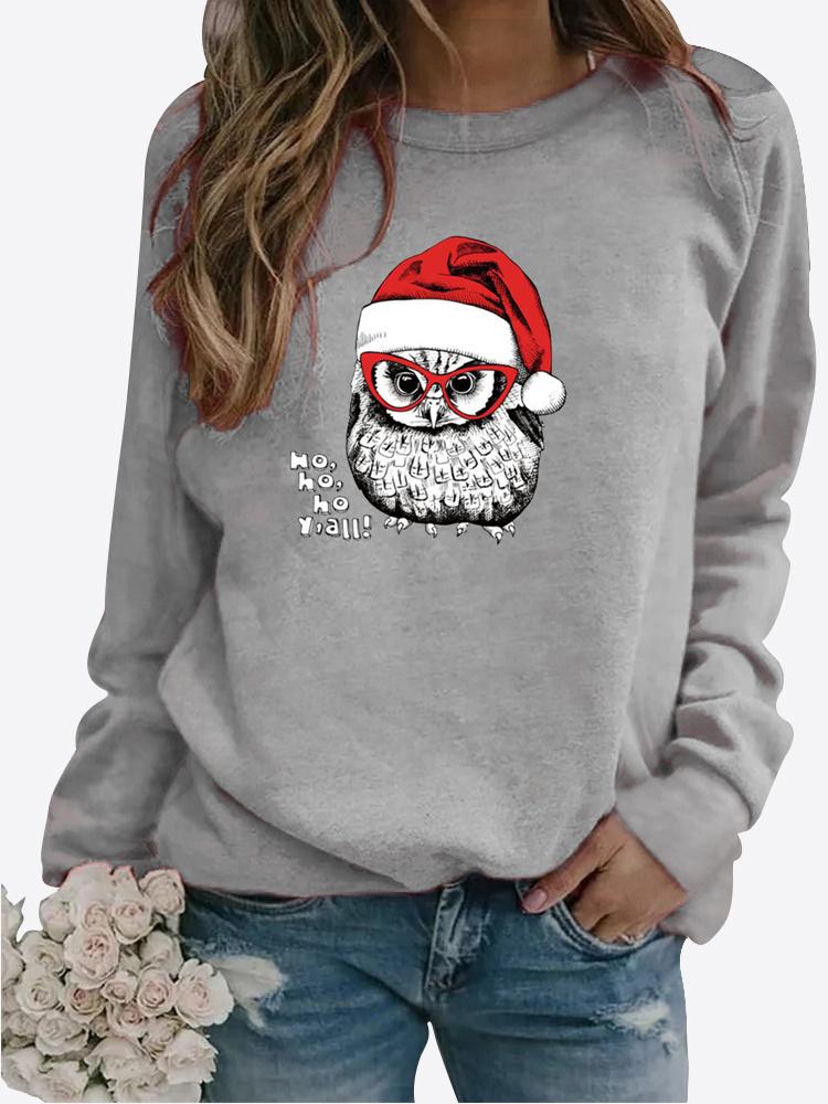 Autumn New Sweater Winter Women's Printed Tops T-shirt Ladies Round Neck Long Sleeve Casual Sweatshirt Plus Size Blouse