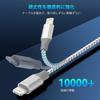 of 2M Lightning Cables Fast High Durability Compatible with MFi Certified3-Pack - 2.4A Charging, Break-Resistant, - iPhone/iPad/AirPods/MacBook