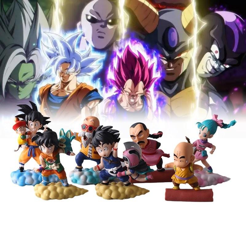 Dragon 7pcs Ball Character Pvc Toy Model Desktop Decoration Child Gift Christmas
