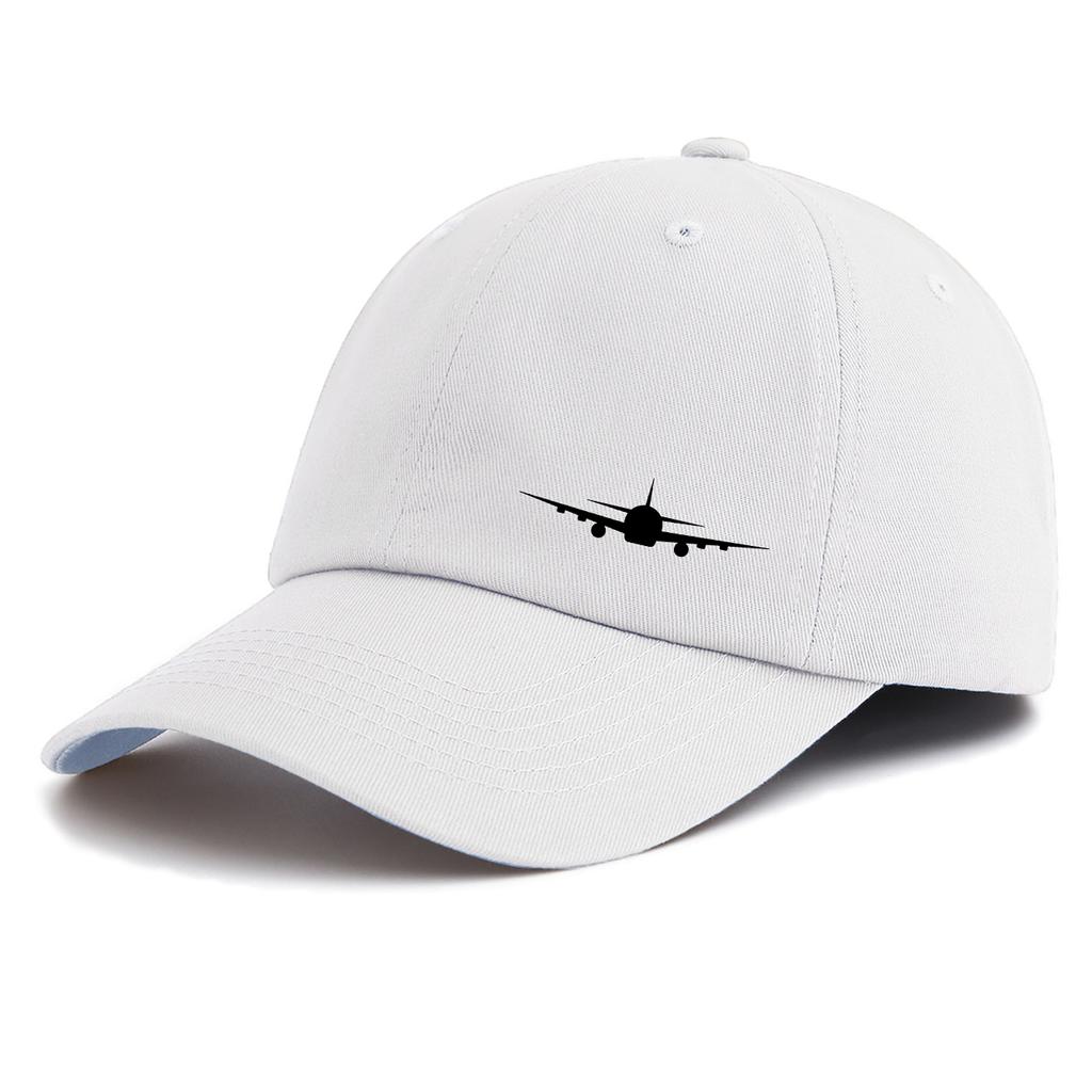 pc Airplane Print Baseball Cap for AdultsMinimalist Retro Style Casual Soft Adjustable Dad HatPerfect As Gift