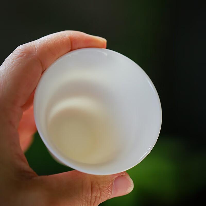 Dehua China White Portable Kung Fu Tea Set