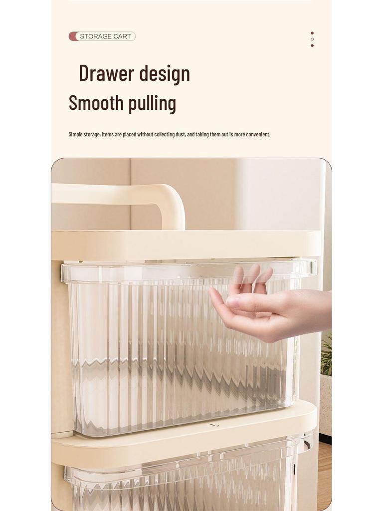 Compact Multi-Layer Floor Snack & Toy Storage Rack