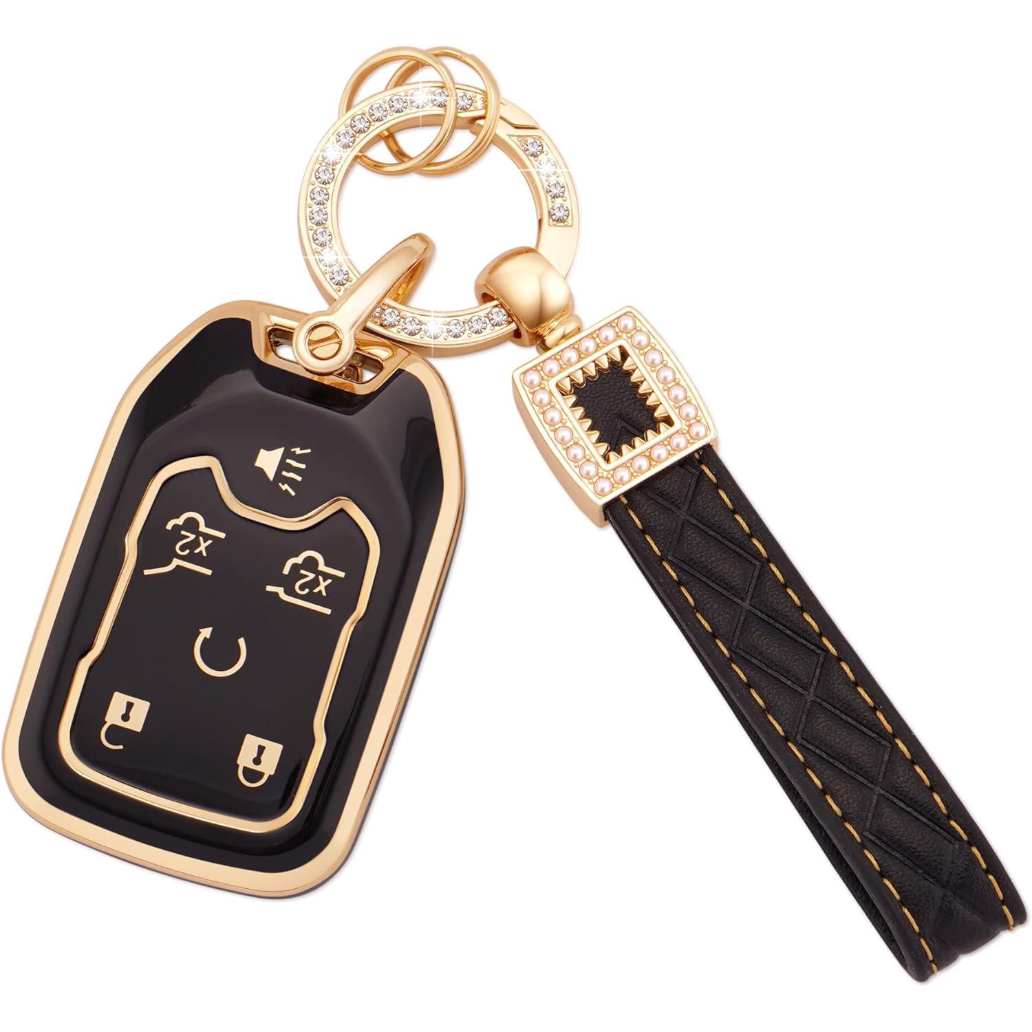 Phnom Penh Car Key Cover Pendant Car Key Bag Pearl Keychain