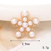 Pearl Flower Five-Petal DIY Phone Case Teardrop Clog Embellishments