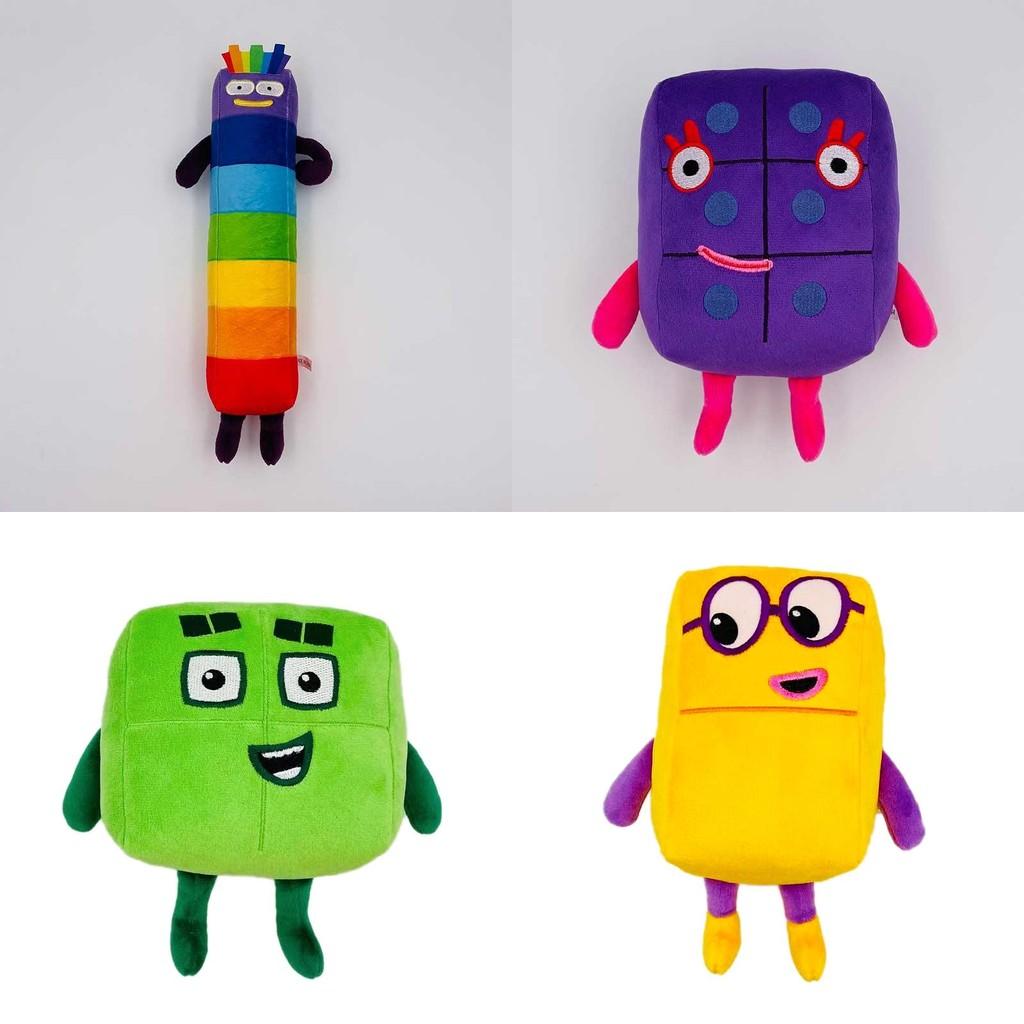 Numberblocks Plüschpuppe Weiches und niedliches Stofftier für Kinder Bildend und lustig