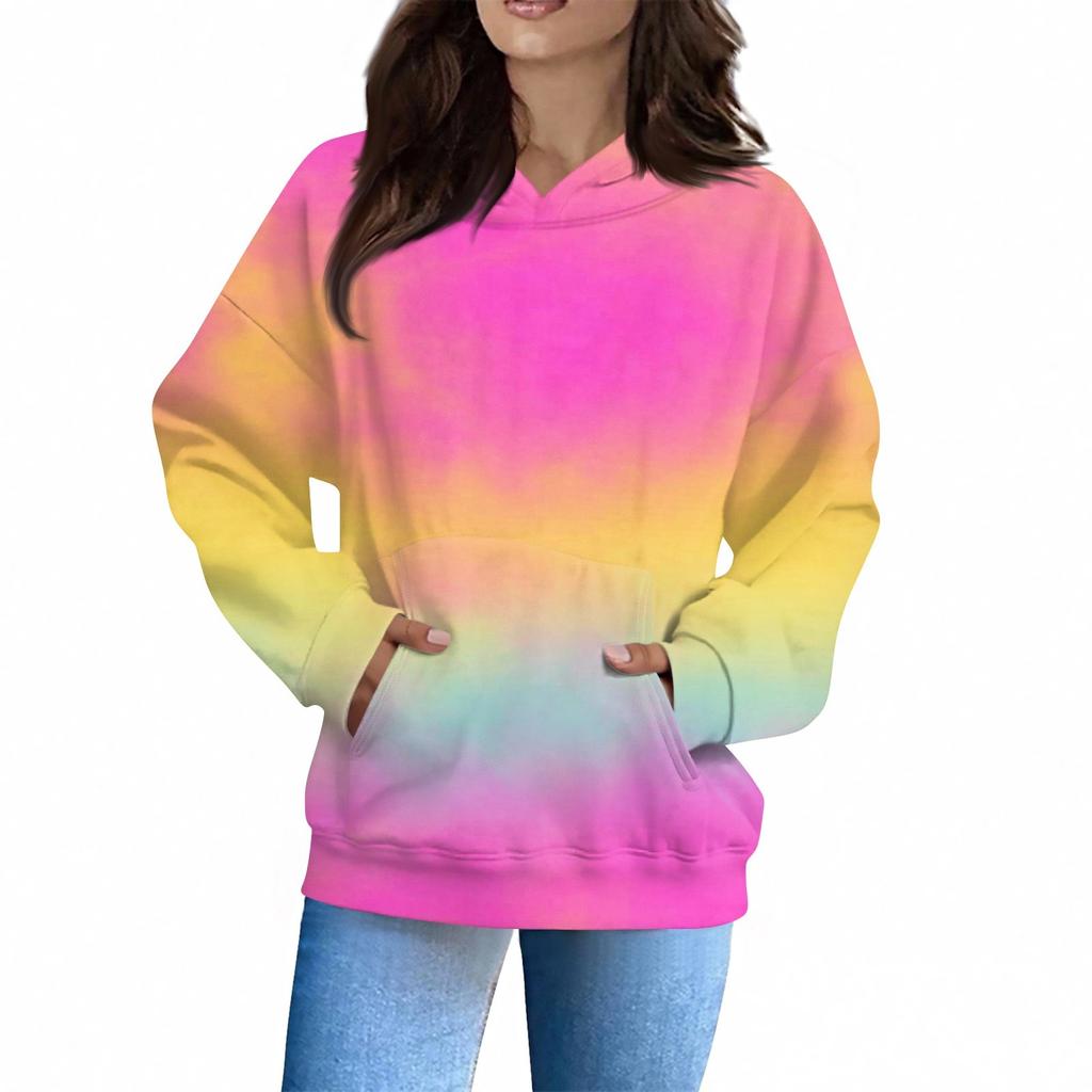 Women's Fashion Daily  Casual V-Neck Long Sleeve Printed Top
