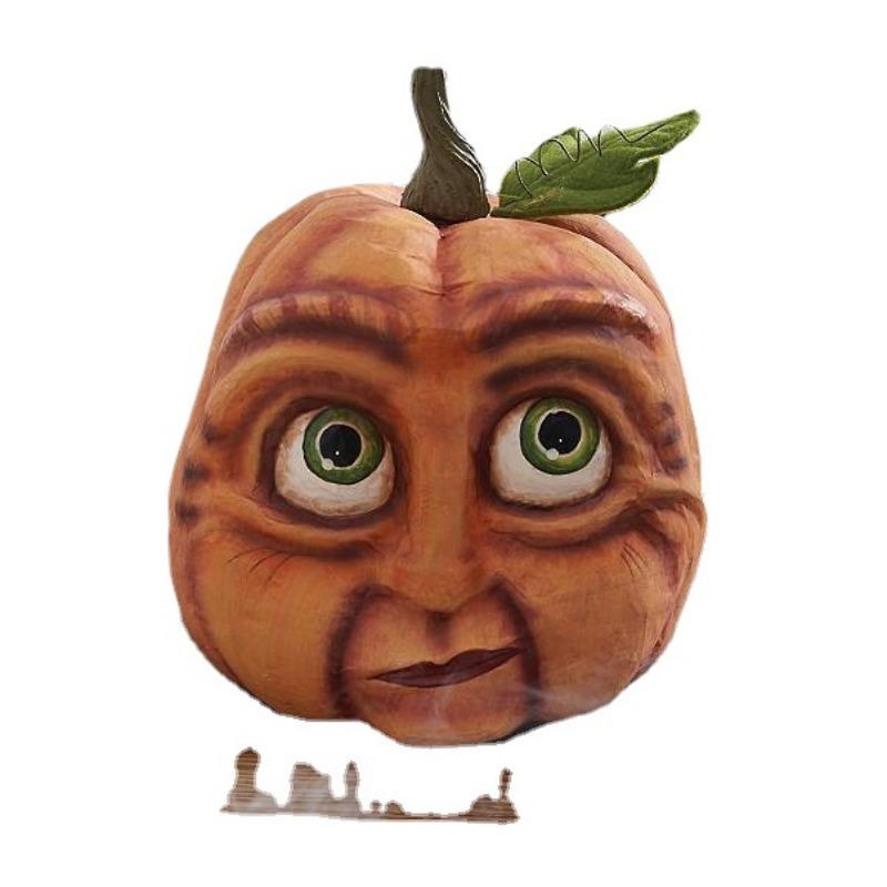 Halloween Pumpkin Decoration Party - Six Eccentric Resin Craft Creative Display Items In Three-dimensional Form