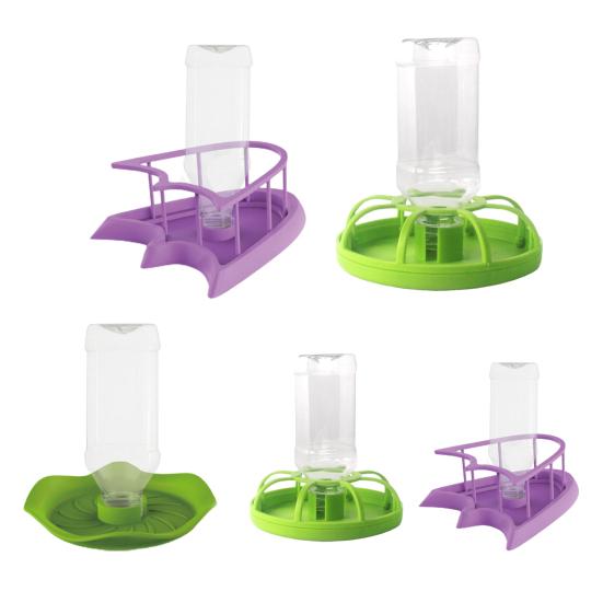 Drinking Fountain Easy to Clean Detachable Smooth Edges Wear-resistant Space Saving Feed Water Convenient Reptile Water Drinker Dispenser for