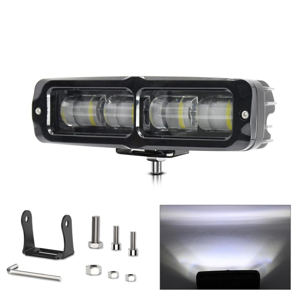 6 Inch LED Light Bar E18 80W 8000LM 6000K Waterproof Driving Work Light Bar 9-30V Universal For Trucks Off Road ATV UTV