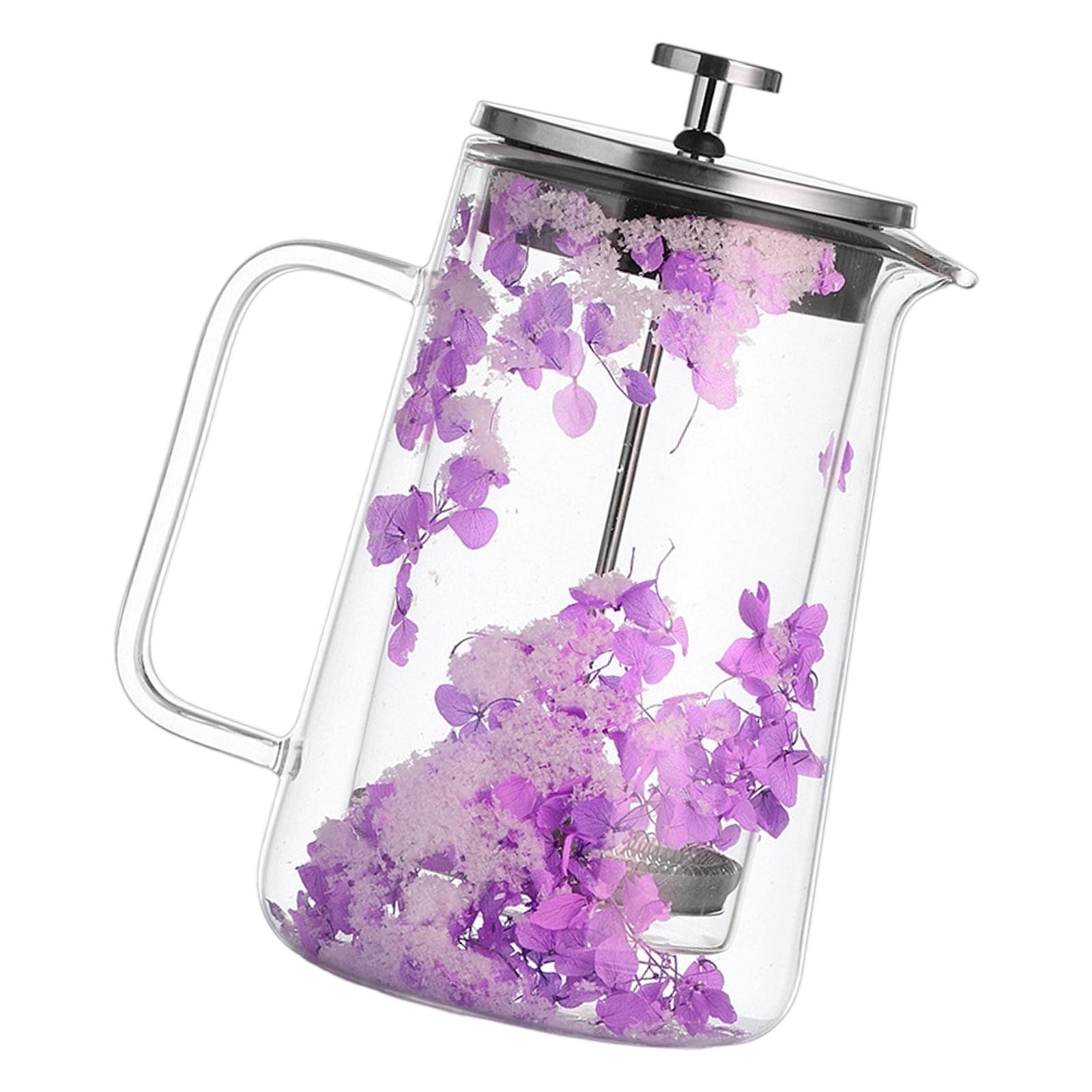 650ML French Press for Coffee and Dried Flower Featurings Double Wall Insulated Heat Resistant Design