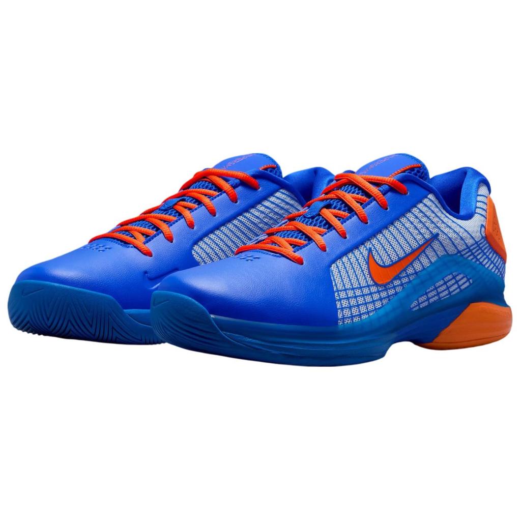 NikeCourt Air Zoom Vapor 12 Hypersmash Racer Blue Safety Orange Unisex Sneakers Pure-Platinum HQ2602-400
