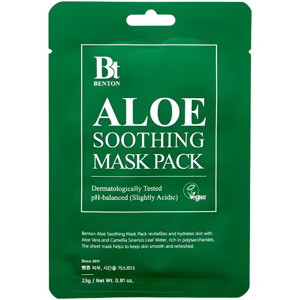 Benton Aloe Soothing Sheet Mask Pack for Face Hydration - 1 Piece