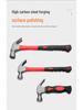 Green Forest Shockproof Fiberglass Claw Hammer - Heavy-Duty, Shock-Absorbing Universal Striking Tool.