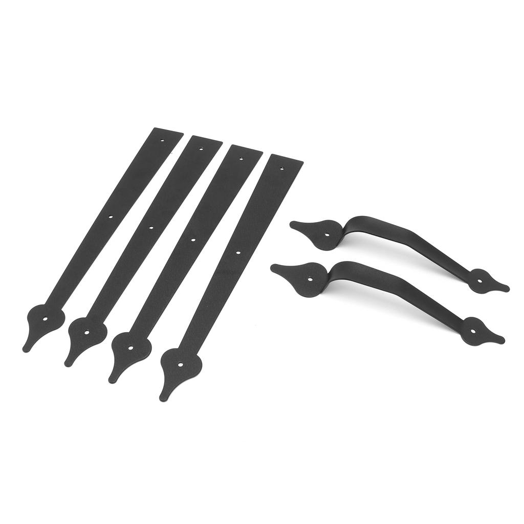 Kohlenstoffstahl Garagentorgriff Dekorative Scharniergriffe für Tür Schuppen Garage Schrank