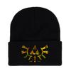 Of Legend Zelda Printed Knit Hat With Ear Protection For Game Enthusiasts