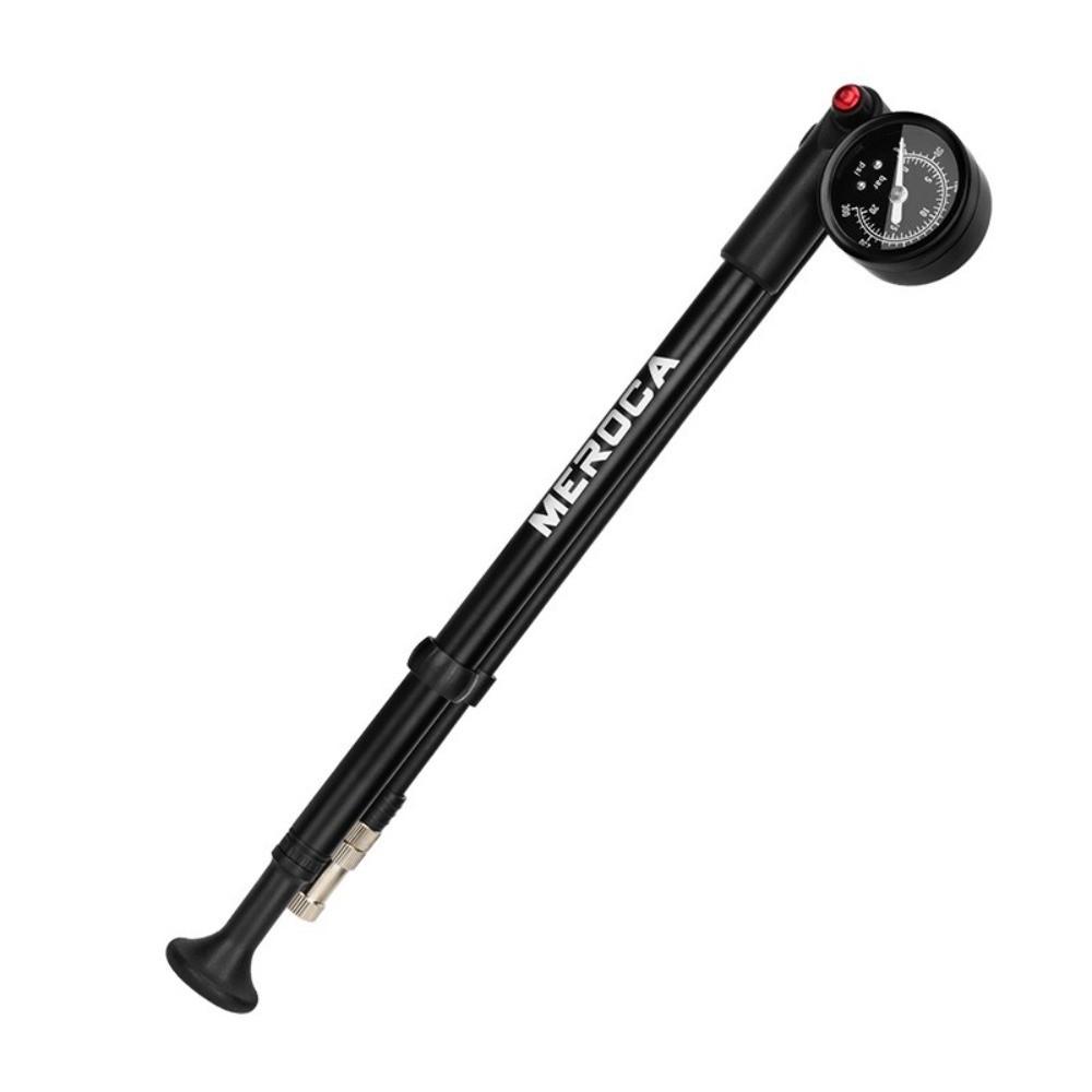 Black High Pressure Shock Pump Shock Pump with Gauge Air Pressure Adjustment