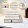 Men Countertop Organizer Perfume Display 4 Tier Father Gift Shelf Wood Storage Rack for