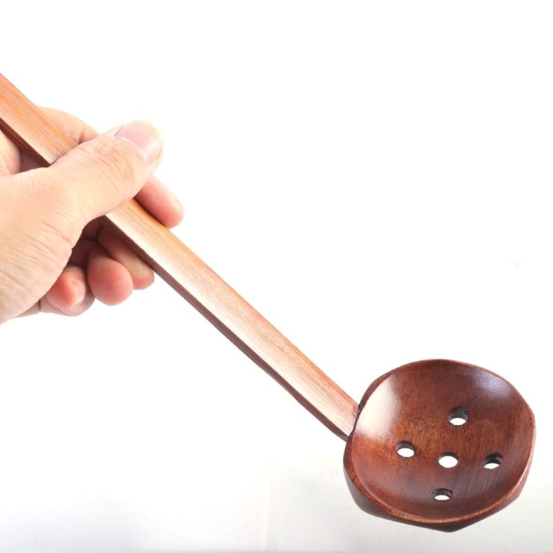 Kitchen Ladles Soup Spoon Wood Serving Spoons Cooking Utensils Wood Kitchen Utensil with Long Straight Handle Enduring