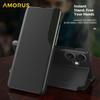 AMORUS For iPhone 17 Case Folio Flip Stand PU Leather Phone Cover