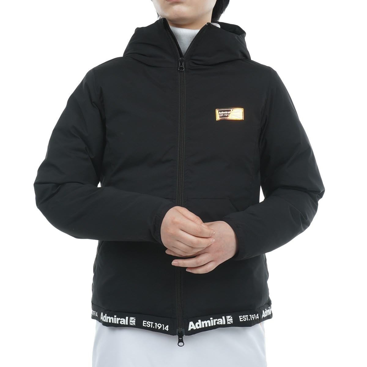 

Jacket 23F Logo Lightweight Padded Hood Jacket ADLA376 Black [Admiral Golf] Women s чёрный