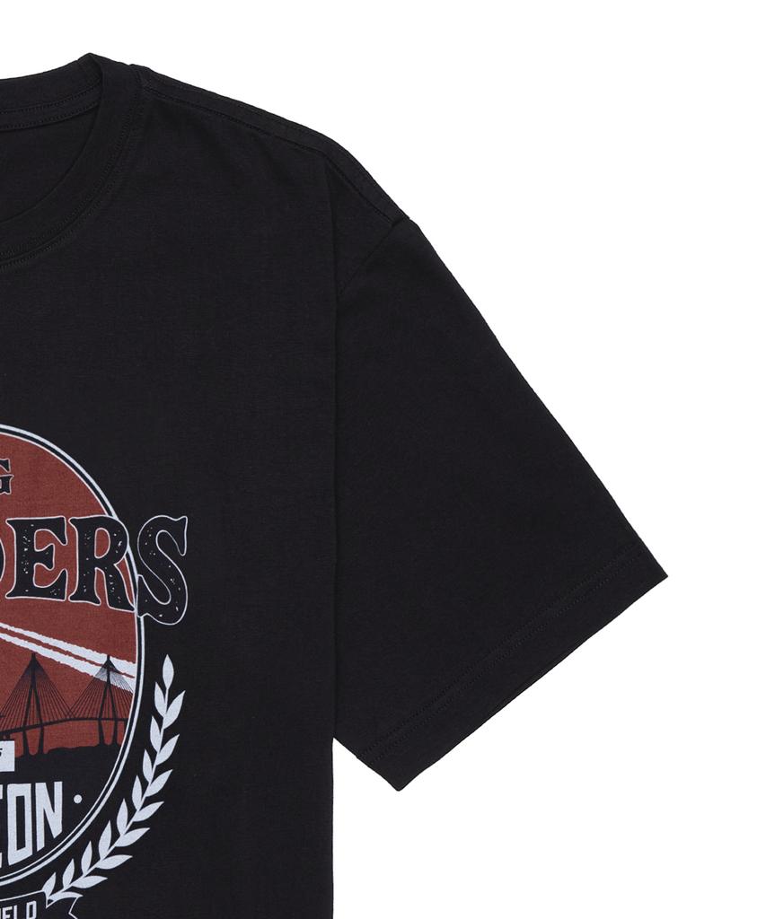 Hangugyaguwiwonhoe Musinsa X Kbo Ballpark Ver.2 Short Sleeve T-Shirt Black [Incheon Ssg Landers]