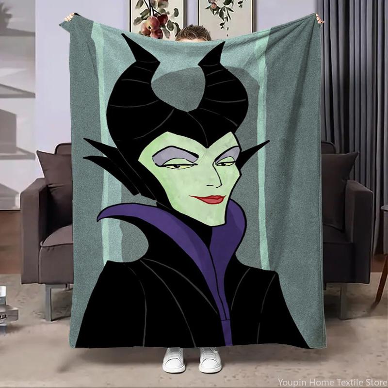 Disney Classici Cattivi Estate Inverno Bambini Adulti Coperta in Flanella Morbida Peluche per Bambini per Camera da Letto Viaggio Ufficio Divano Coperta