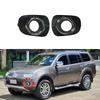2 Pcs Chrome Lamp Cover for Pajero Sport KH Front Light Cover Trim for Montero Sport Accessories 6400c179 A0k10894