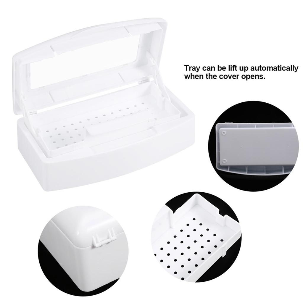 Nail Tools Sterilizer Tray Sterilization Box Disinfection Container Manicure Tools for Salon