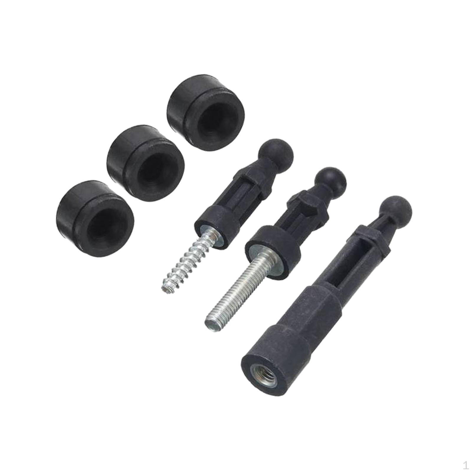 

3 Pieces Engine Cover Rubber Pad Kit Grommet Cushions for MK2 Repair Parts Spare