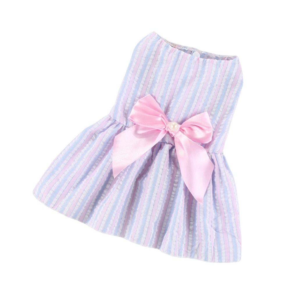 Summer Dog Princess Dress Flower Dog Skirt Cute Cat Accessories Cat