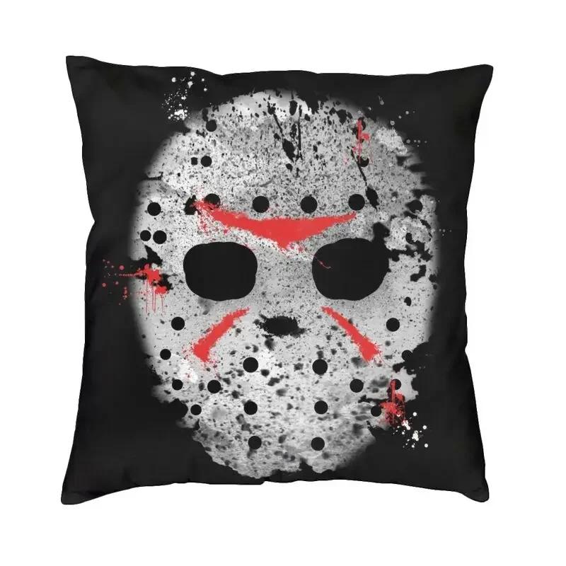 Horror Movie Character Killer Throw Pillow Cover Home Decor 3D Print Halloween Film Cushion Covers For Sofa Bedding Pillowcase