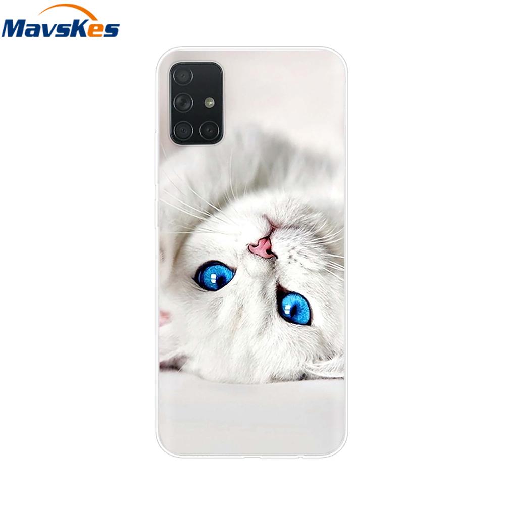 For Samsung Galaxy A51 Case Silicon Transparent Back Cover Phone Case for Samsung Galaxy A71 SM-A715F A515F A 51 71 Cover Fundas
