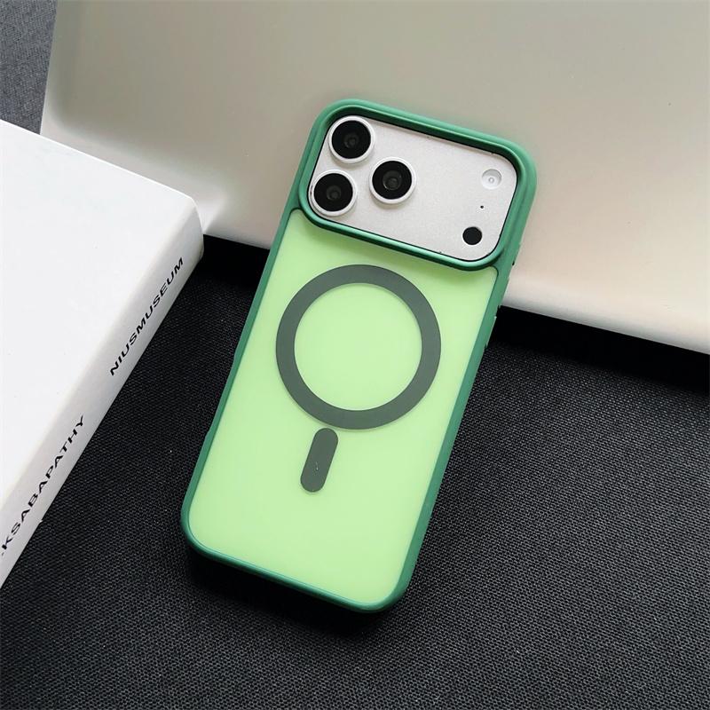 for Magnetic Matte Acrylic Case for For Iphone Air 17 Pro Max 16 15 14 Plus 13 12 11 Pro Max Shockproof Hard PC Cover hoesje