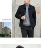 Men's Double-Sided Cashmere Tweed Coat: 100% Wool, Short Lapel, Autumn/Winter Business Jacket