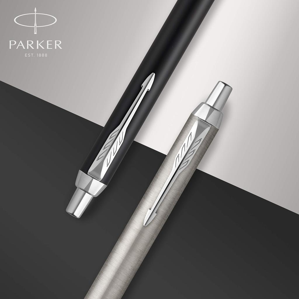 Parker Ballpoint Pen IM Matte Black CT Medium Point Oil Based Gift Box Genuine Imported Product 2143442Z