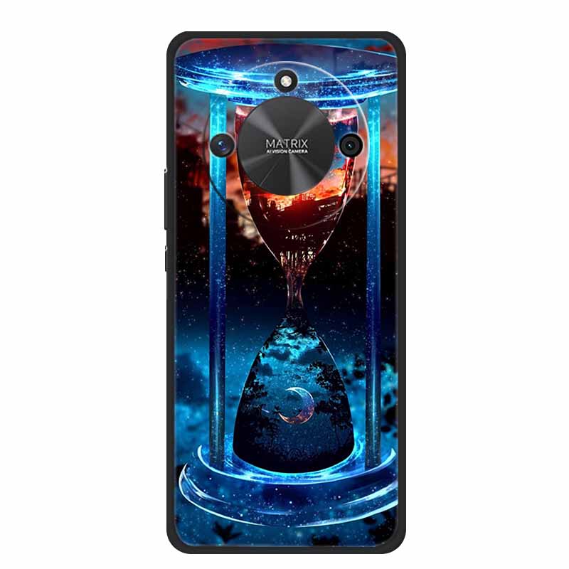Phone Case For Honor X60 5G Back Cover Case HonorX60 Black Silicone Soft Funda For Honor X9c Smart Case HonorX9c Smart Coque Bag