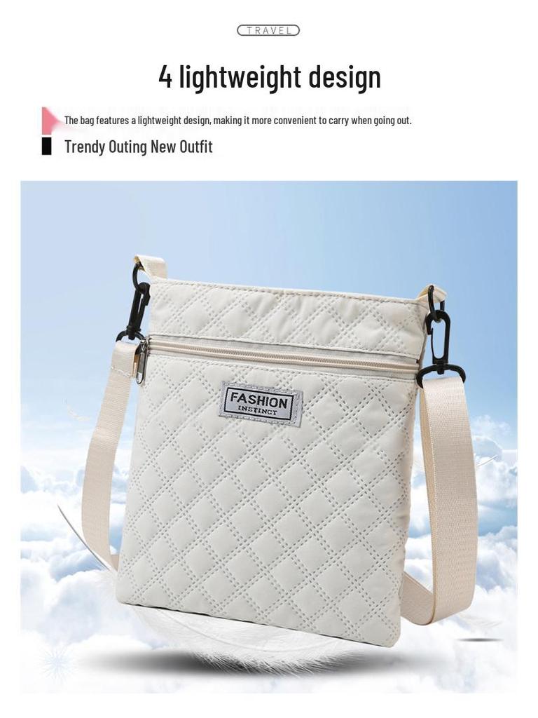 2024 Trendige Minimalistische Argyle Handtaschen: Damen Umhänge- & Schultertaschen