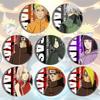 Anime Naruto Badge Set Itachi Uchiha Madara Obito Zabuza Minato Namikaze Cartoon Tin Pin Cosplay Accessories For Fans