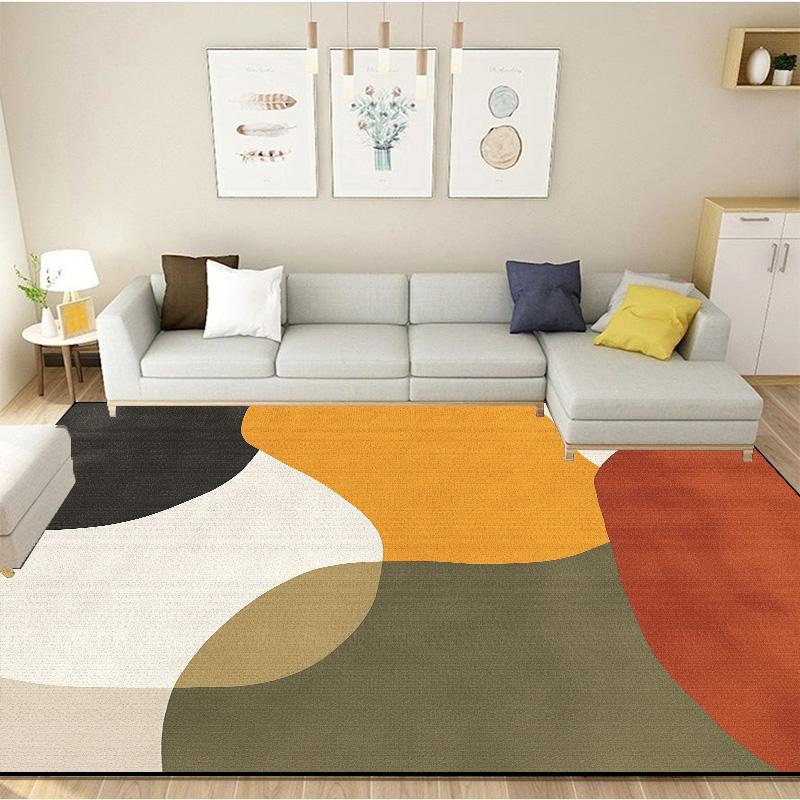 Modern Simplicity Carpets Living Room Coffee Tables Rugs Bedroom Abstract Large Area Plush Rugs Kids Play Crawling Mat Non-slip