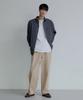 NODU Wide Washed Denim Pants [Beige]