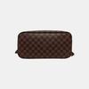 [Pre-Owned] Neverfull Mm Checkered Coated Canvas With Leather Trim Tote Bag - Very Good #W0D97T