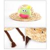 Pet Outdoor Hat for Sunbonnet Custume Outfit Devil Hat Sports Summer Hat with Braids and Strap Outfit for Pet